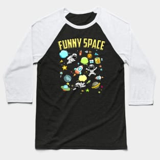 Funny Space Baseball T-Shirt